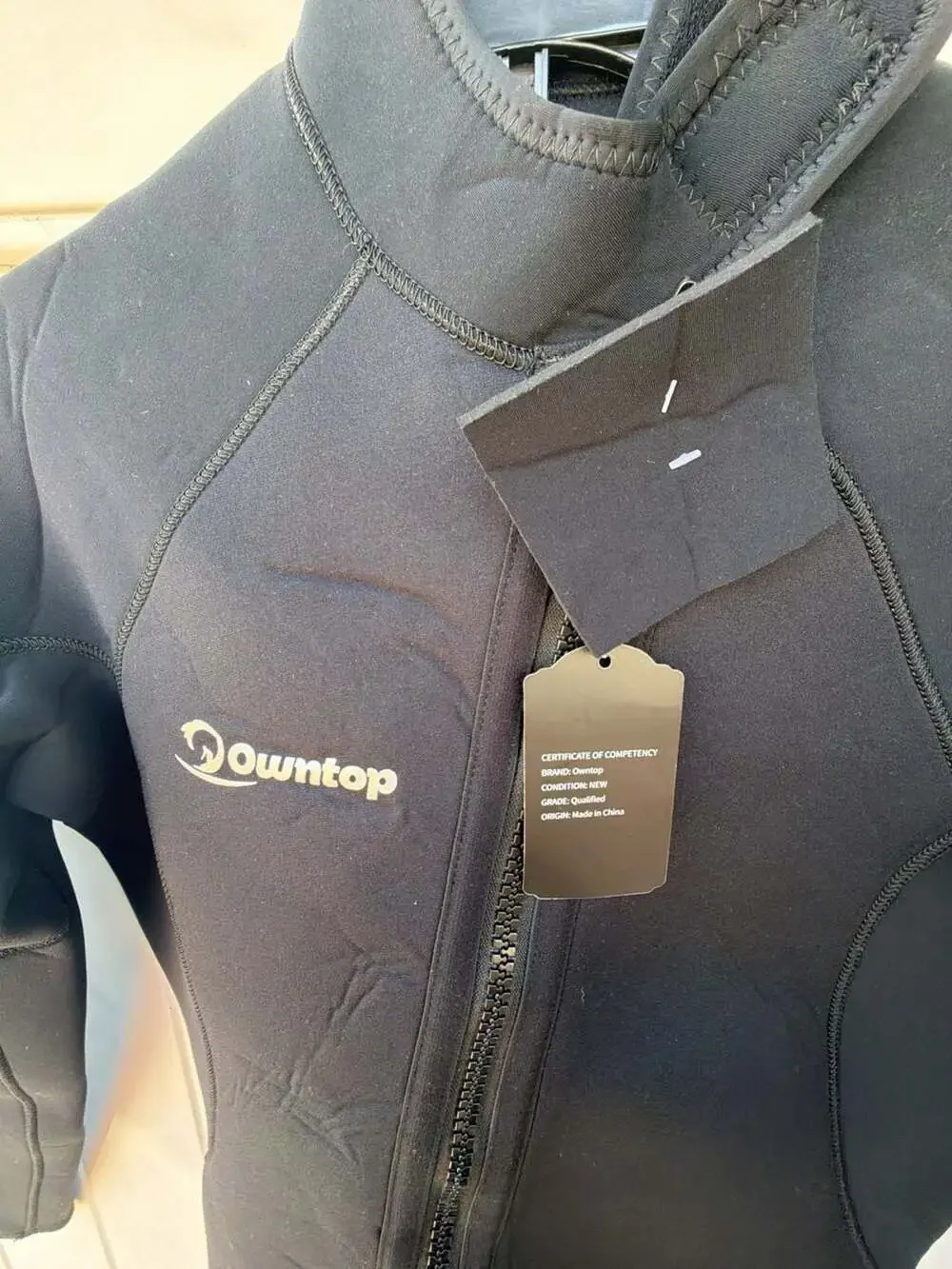 Owntop 5mm Neoprene Front Zip Full Wetsuit